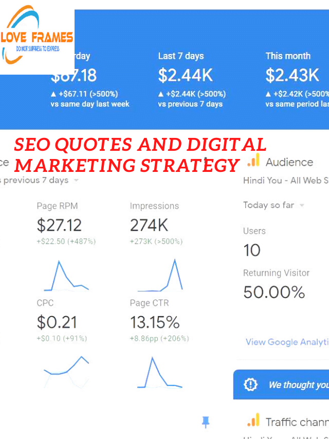 SEO Quotes and Digital Marketing Strategy