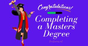Congrats for Master Degree
