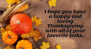 Thanksgiving Greetings for Employees