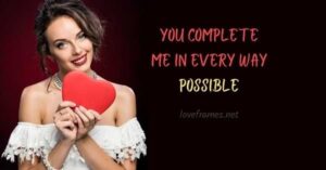 Heart Touching Line for Wife